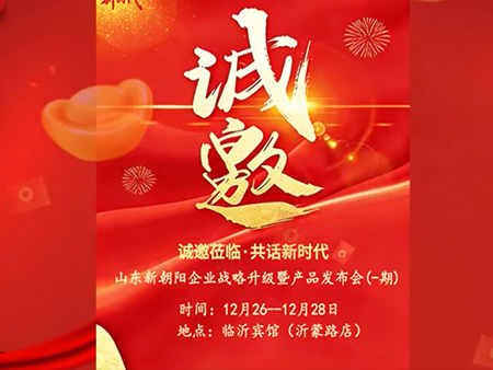 山东新朝阳企业战略升级暨产品发布会(一期)